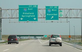 I-172 south at I-72/US 36 - 2002