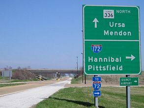 US 24 east at I-172/IL 110-336 - 2008
