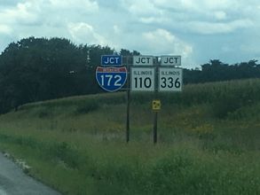 US 24 west at I-172/IL 110-336 - Quincy