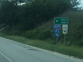 US 24 west at I-172/IL 110-336 - Quincy