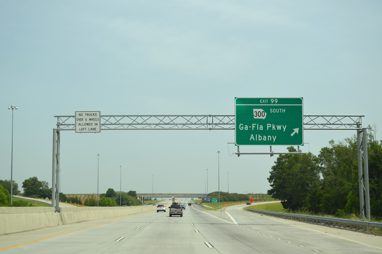 I-75 north at SR 300 - Cordele, GA