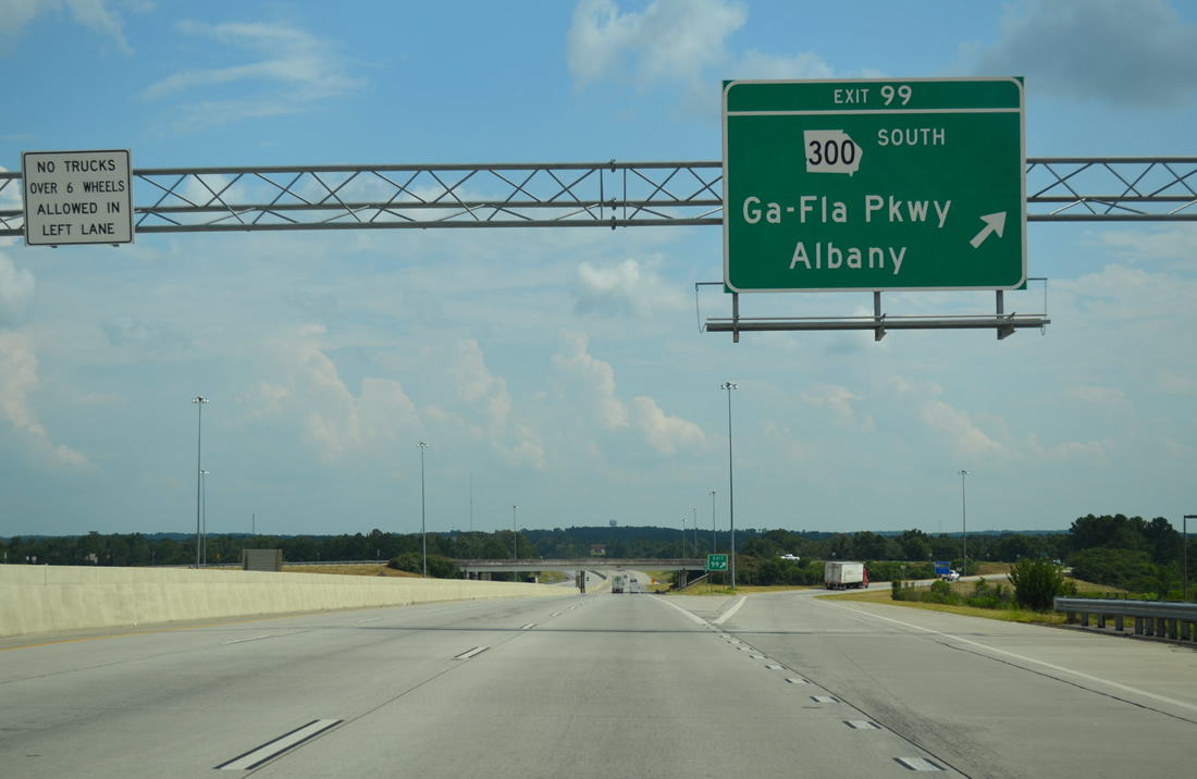 I-75 south at SR 300 - Cordele, GA