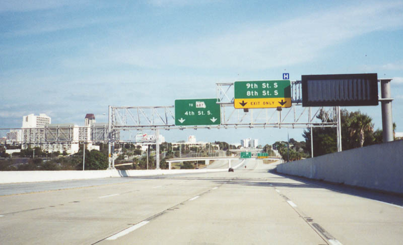 I-175 east at 9th/8th St S - 2000