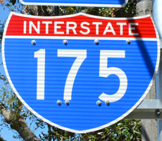 4th St S north at I-175/SR 594 - St Petersburg, FL