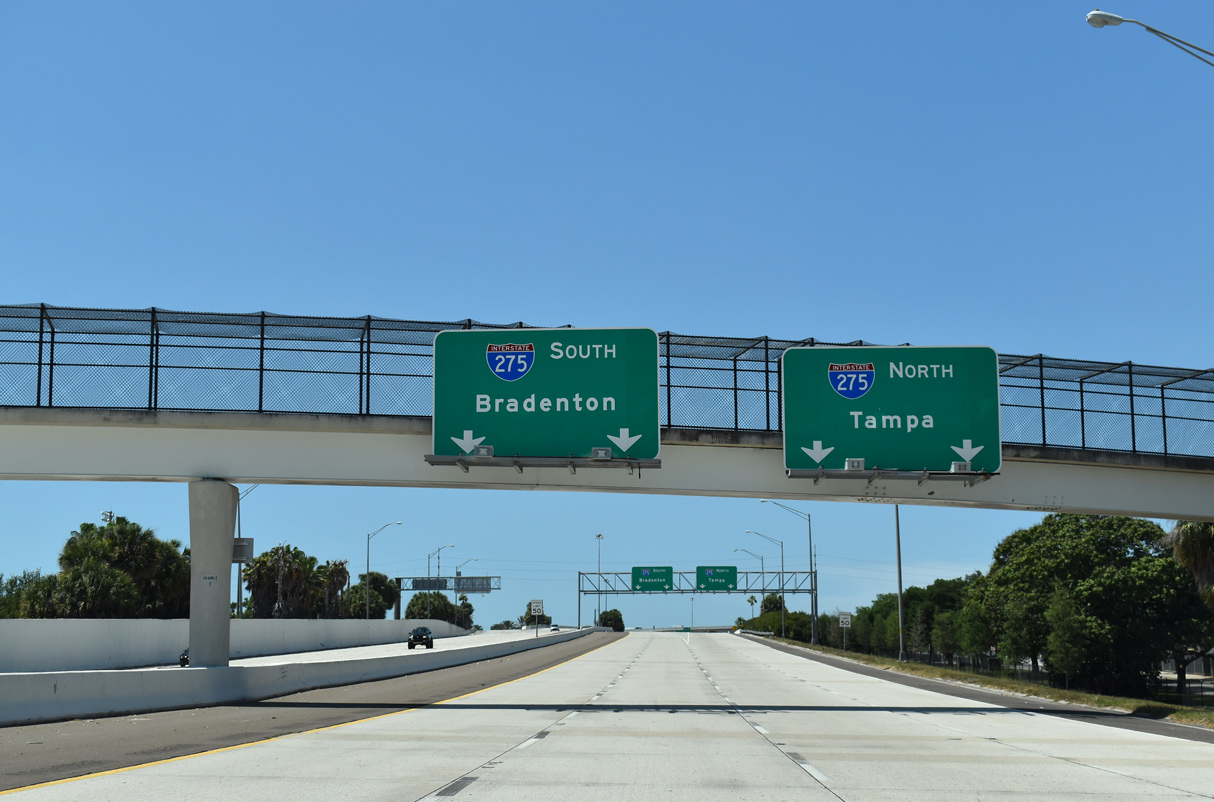 I-175 west at I-275 - St. Petersburg, FL