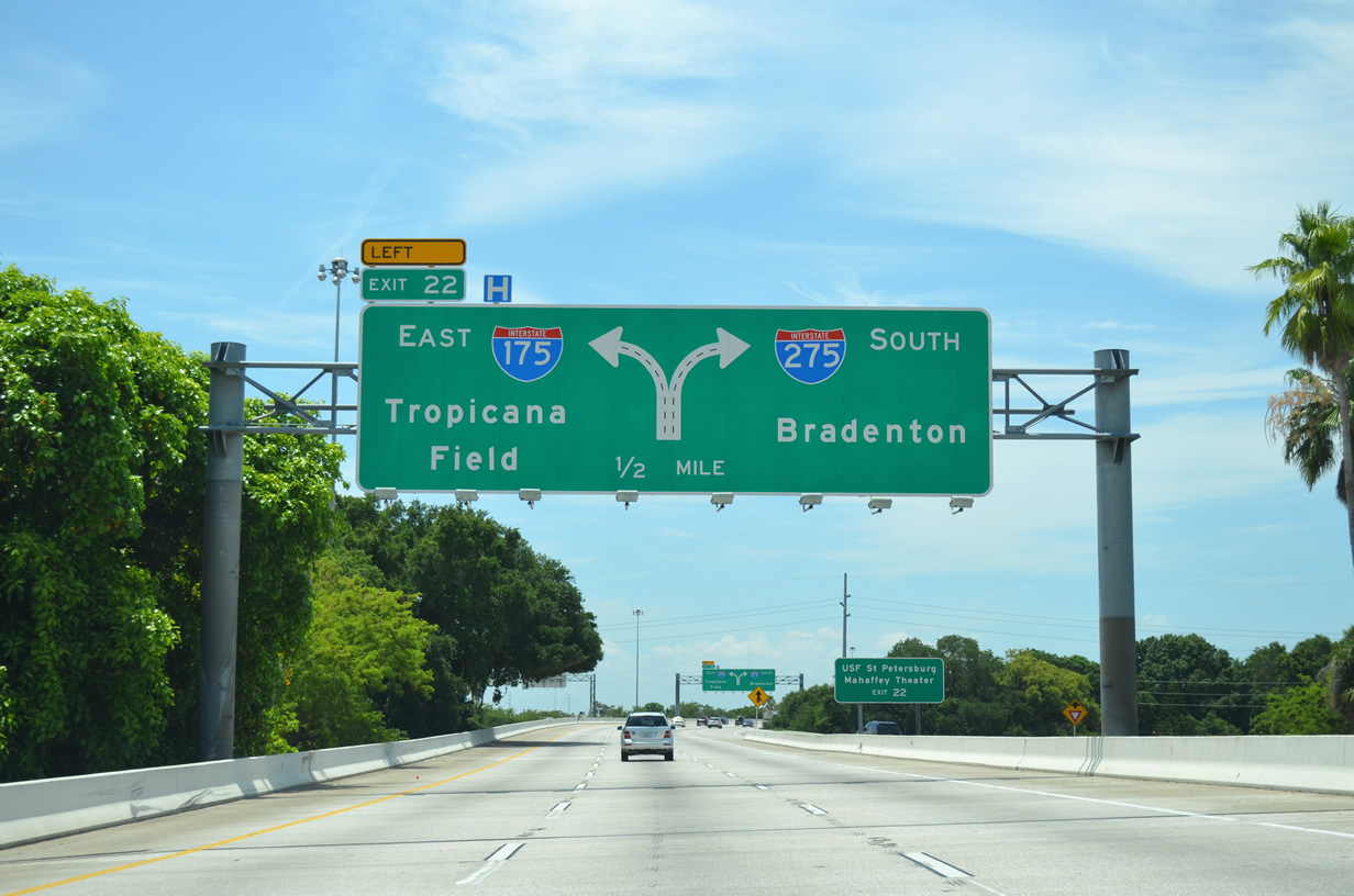 I-275 south at I-175 - St. Petersburg, FL