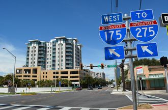 4th St S north at SR 594/I-175 - St. Petersburg
