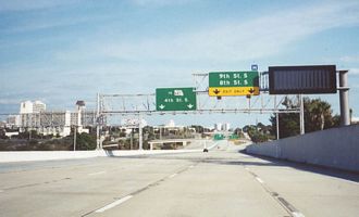 I-175 east at 9th/8th St S - 2000