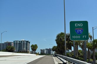 I-175 east at 4th St S - St. Petersburg, FL