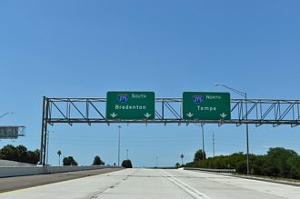 I-175 west at I-275 - St. Petersburg, FL