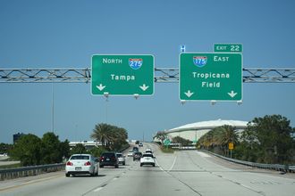 I-275 North at Interstate 175 in St. Petersburg, Florida