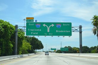 I-275 south at I-175 - St. Petersburg, FL