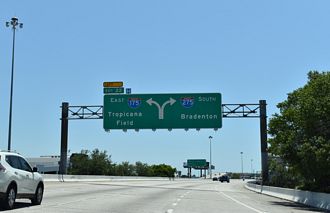 I-275 south at I-175 - St. Petersburg, FL