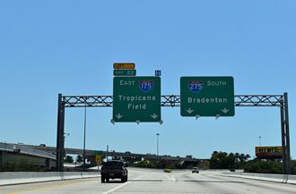 I-275 south at I-175 - St. Petersburg, FL