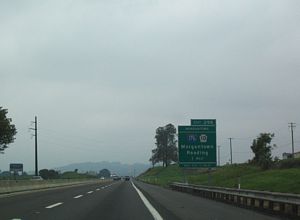 I-76/PA Tpk west at I-176 - Morgantown