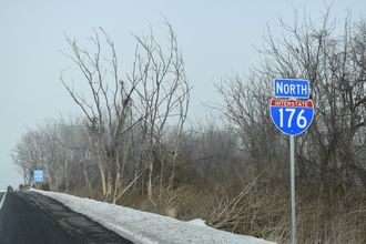 I-176 north of PA 10/23 - Morgantown