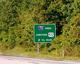 I-176 north at US 422 - 2002