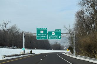 I-176 north at US 422 - Cumru Township, PA