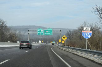 I-176 north at US 422 - Cumru Township, PA