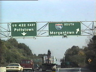 US 422 east at I-176
