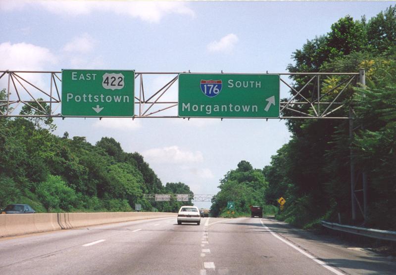 US 422 east at I-176 - 2000