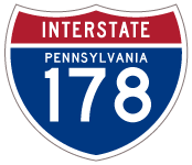 Interstate 178 Pennsylvania