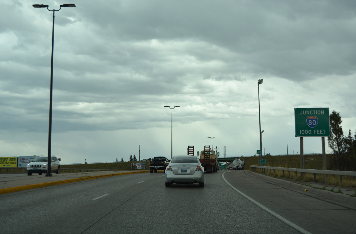 I-180/BL I-25/US 85-87 Business south at I-80 - Cheyenne, WY