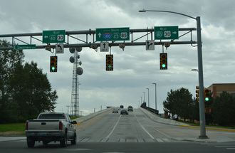 BL I-25/US 85-87 Business south at I-180 and BL I-80/US 30 - Cheyenne, WY