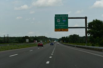 I-80 east at I-180/PA 147 - White Deer Twp
