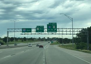 I-80/US 77 east at I-180/US 34 - Lincoln, NE