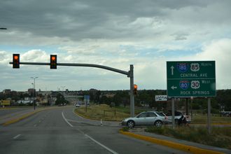 BL I-25/US 85-87 Business north at I-80/I-180 - Cheyenne, WY