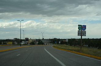 I-180/BL I-25/US 85-87 Business north at I-80 - Cheyenne, WY