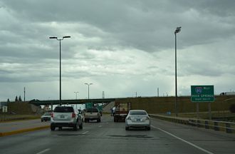 I-180/BL I-25/US 85-87 Business south at I-80 - Cheyenne, WY