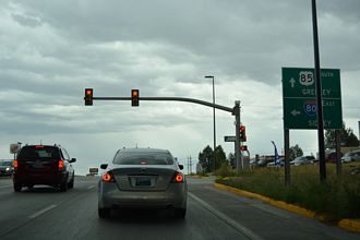 I-180/BL I-25/US 85-87 Business south at I-80 - Cheyenne, WY