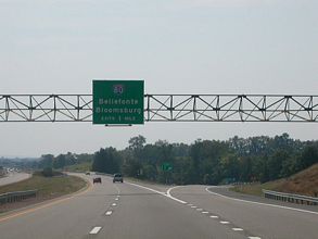 I-180 east at I-80/PA 147 - 2002