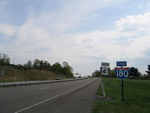 I-180 east at I-80/PA 147 - 2005