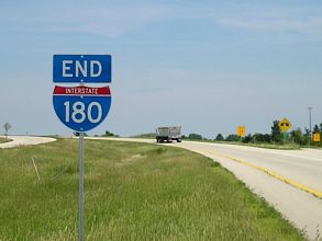 I-180 north at I-80 - 2007