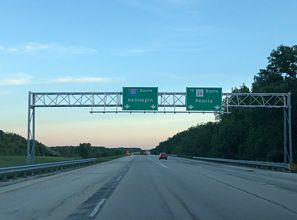 I-180 south at IL 29 - Bureau