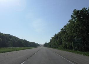 I-180 south at IL 26 - Bureau