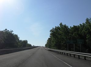 I-180 south at Illinois River