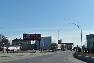 I-180/US 34 south at N 9th St - Lincoln, NE