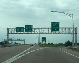 I-180/US 34 north at I-80/US 77 - Lincoln, NE