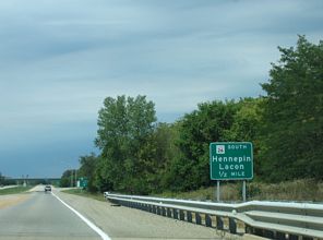 IL 71 west at I-180/IL 26 - Hennepin