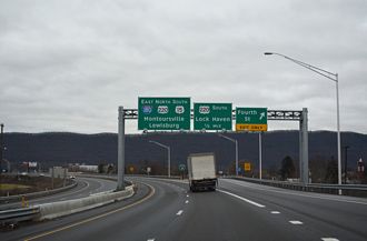 US 15 south at 4th Street - Williamsport, PA