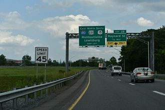US 15 south at I-180 - Williamsport, PA