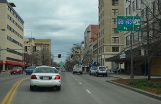 US 34 east at 10th St - Lincoln, NE