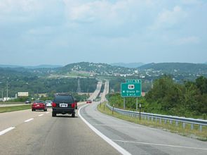 I-181/US 23 north at US 11W - Kingsport, TN