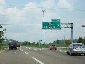 I-181/US 23 north at US 11W - Kingsport, TN
