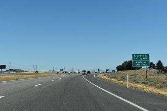 I-182/US 12 a half mile ahead of E Lewis St in Pasco, WA