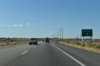 US 12 west at Pasco Kahlotus Rd in Pasco, WA